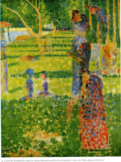 The Couple by Georges Seurat Reproduction Painting by Blue Surf Art