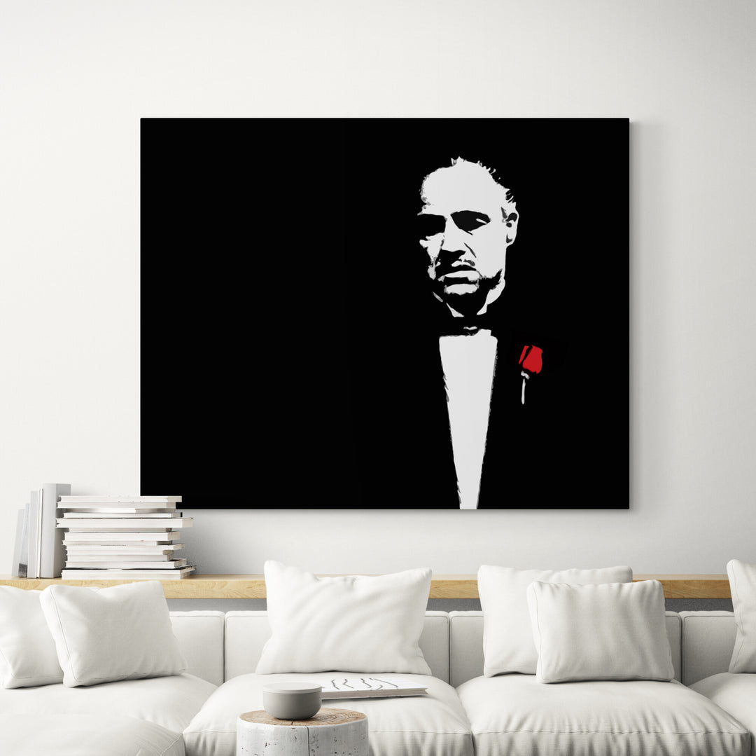 The Godfather with Red Rose from our The Godfather living room