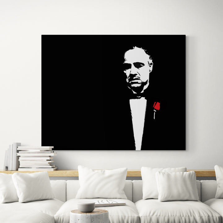 The Godfather with Red Rose from our The Godfather living room