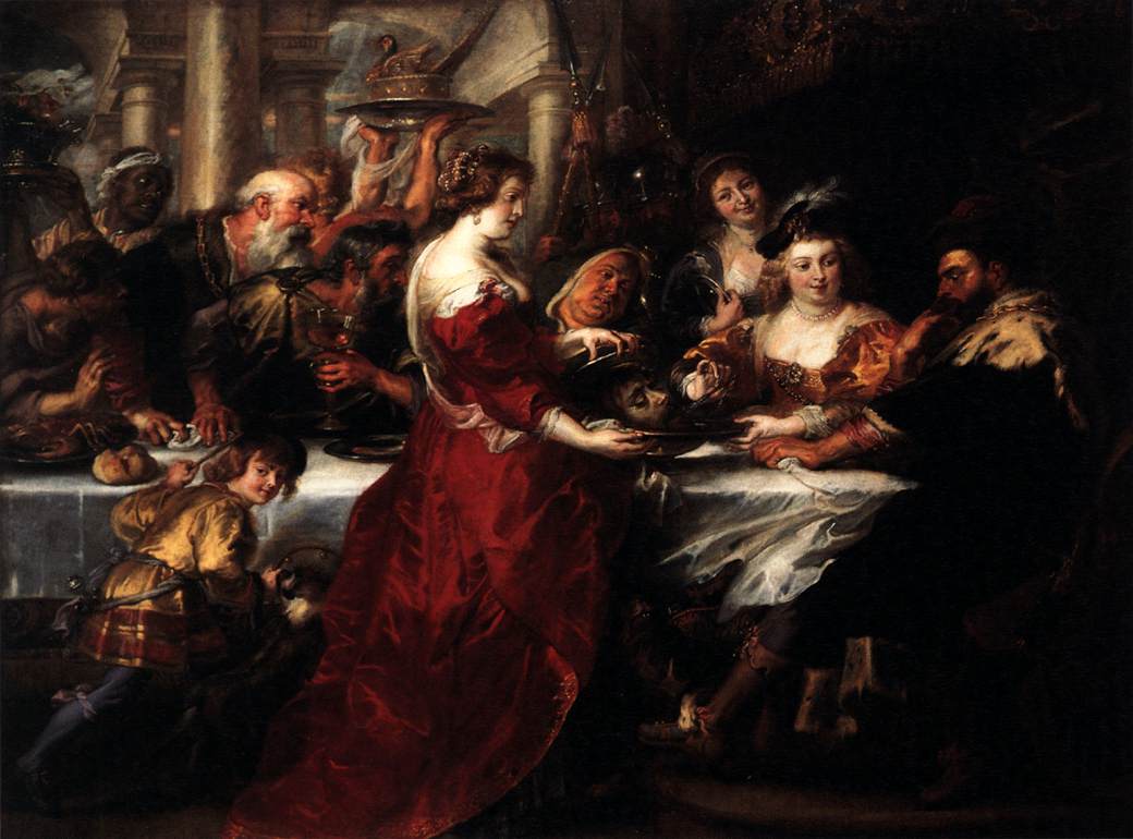 The Feast of Herod by Peter Paul Rubens Reproduction Oil Painting on Canvas