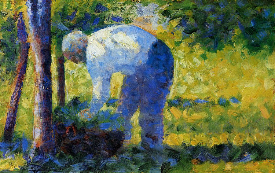 The Gardener by Georges Seurat Reproduction Painting by Blue Surf Art