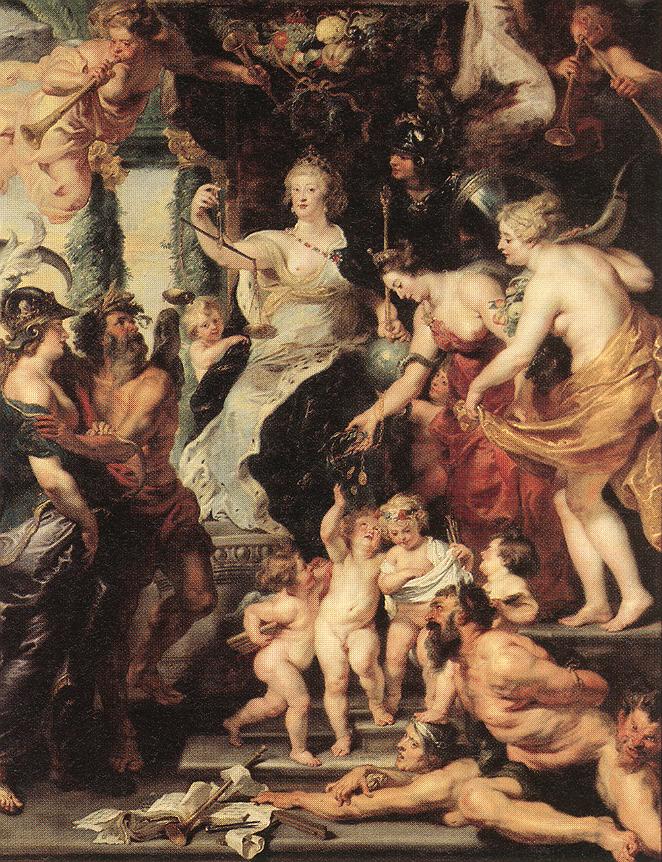 The Happiness of the Regency by Peter Paul Rubens Reproduction Oil Painting on Canvas