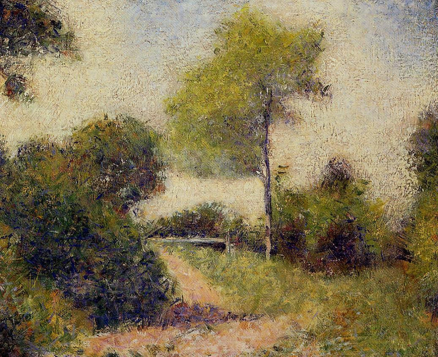 The Hedge (also known as The Clearing) by Georges Seurat Reproduction Painting by Blue Surf Art