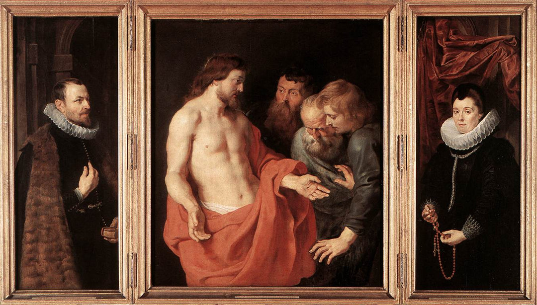 The Incredulity of St. Thomas by Peter Paul Rubens Reproduction Oil Painting on Canvas