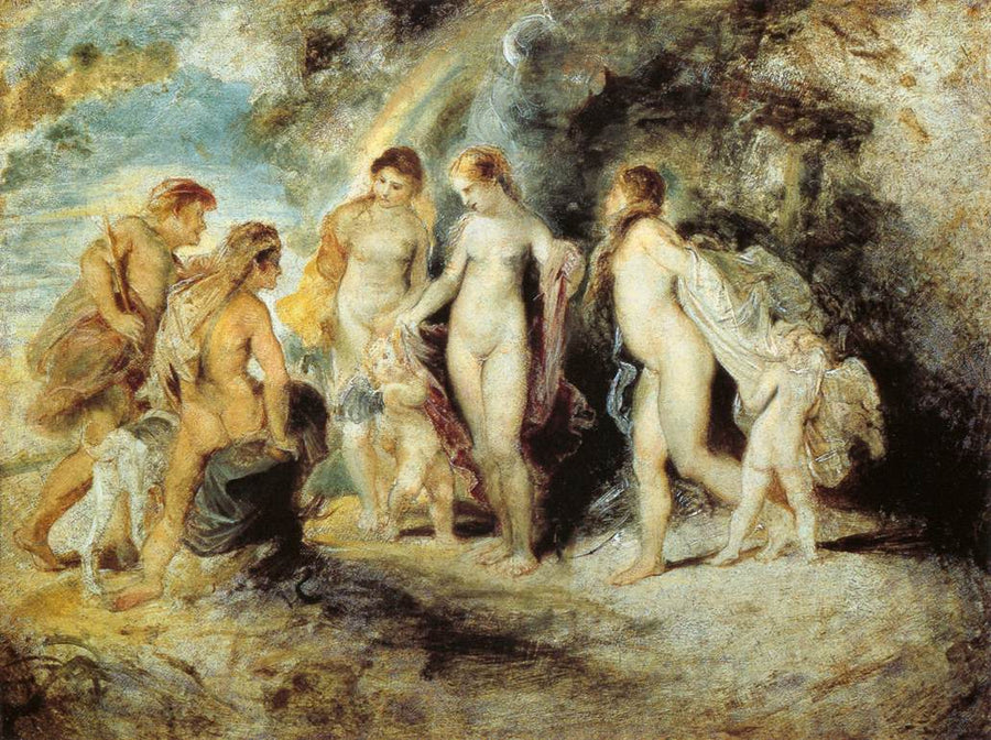 The Judgement of Paris by Peter Paul Rubens Reproduction Oil Painting on Canvas