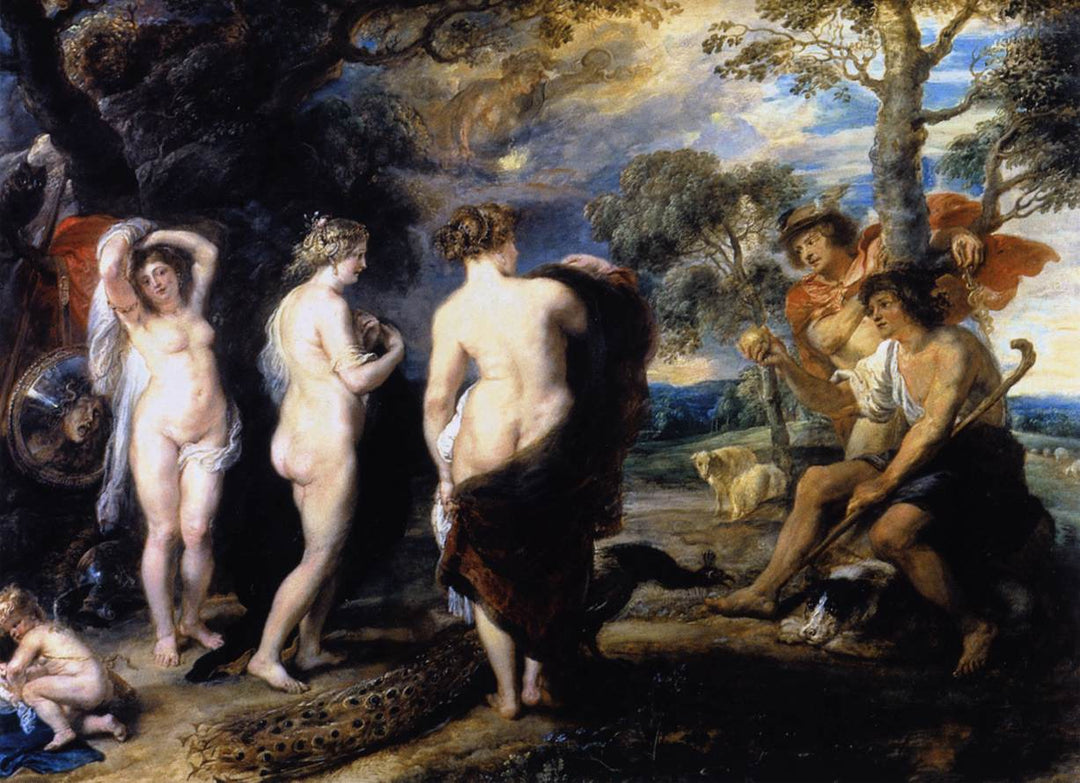 The Judgment of Paris by Peter Paul Rubens Reproduction Oil Painting on Canvas