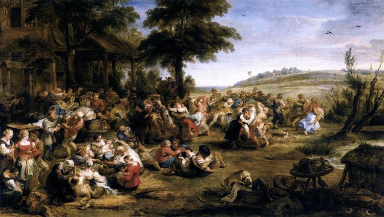 The Kermesse by Peter Paul Rubens Reproduction Oil Painting on Canvas