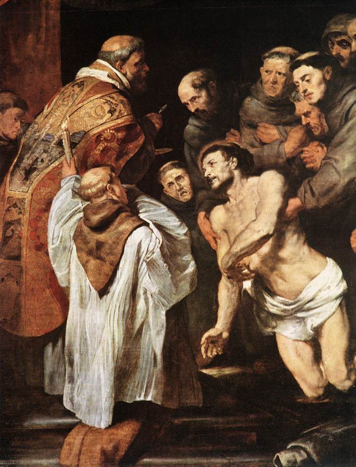 The Last Communion of St. Francis by Peter Paul Rubens Reproduction Oil Painting on Canvas