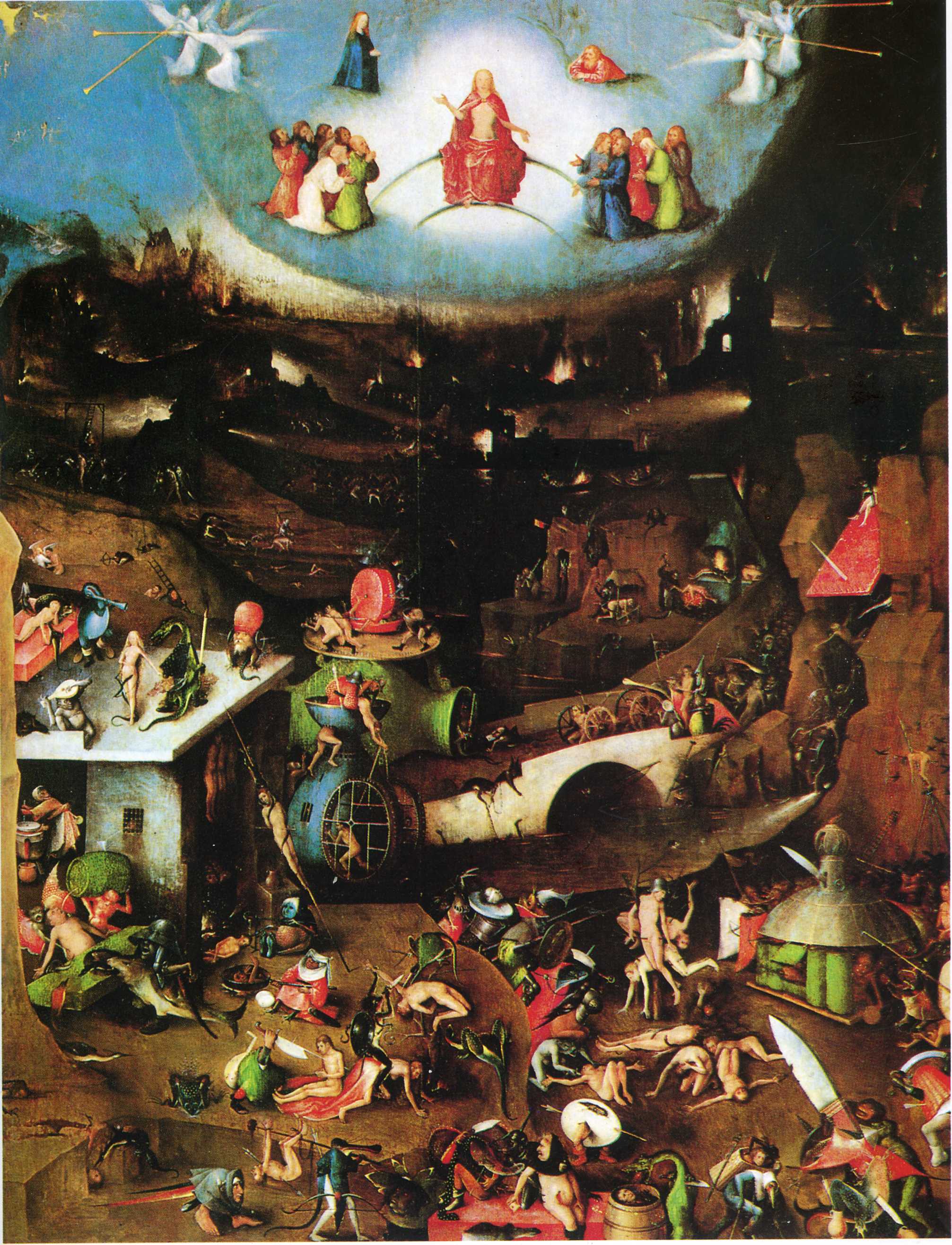 The Last Judgement (detail) by Hieronymus Bosch I Blue Surf Art
