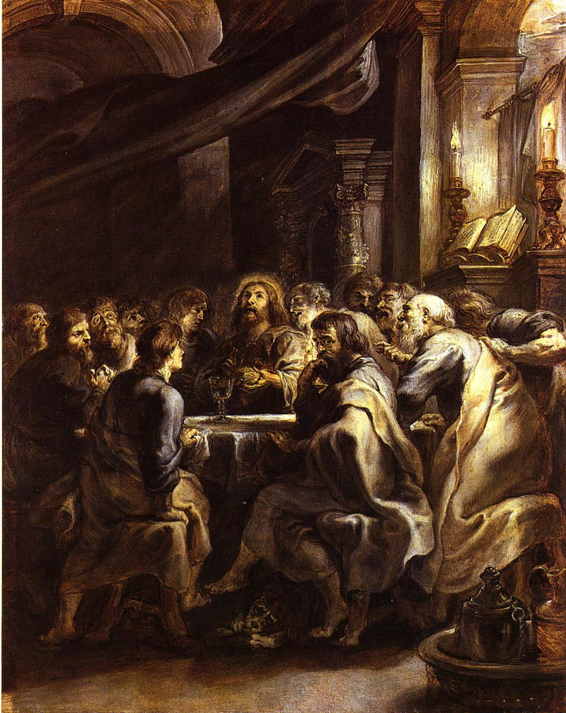 The Last Supper by Peter Paul Rubens Reproduction Oil Painting on Canvas