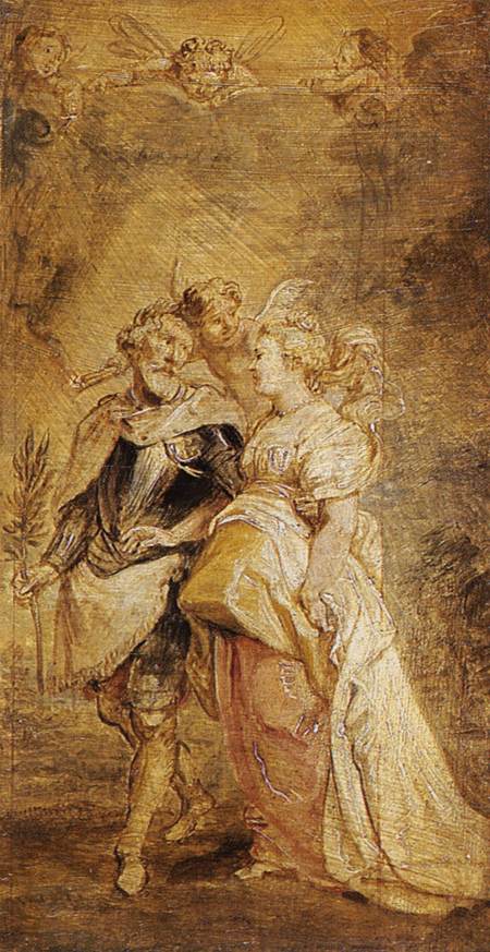 The Marriage of Henri IV of France and Marie de Médici by Peter Paul Rubens Reproduction Oil Painting on Canvas