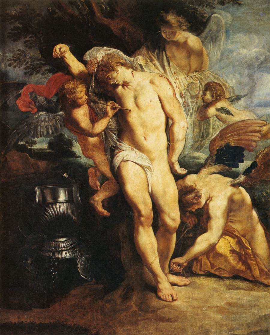 The Martyrdom of St. Sebastian by Peter Paul Rubens Reproduction Oil Painting on Canvas