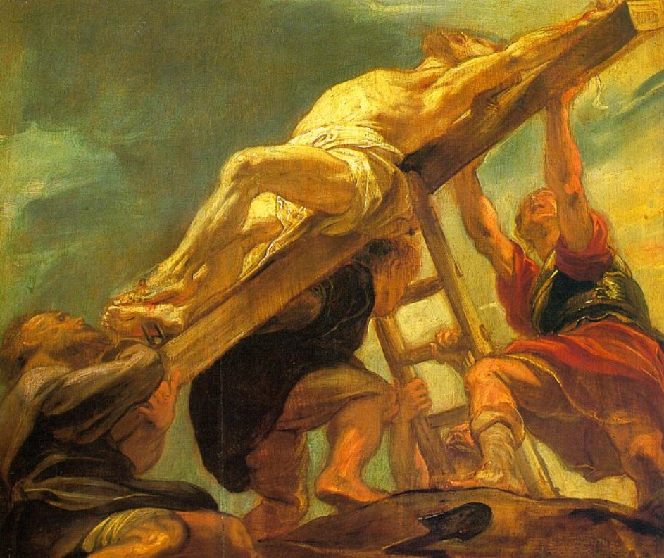 The Raising of the Cross by Peter Paul Rubens Reproduction Oil Painting on Canvas