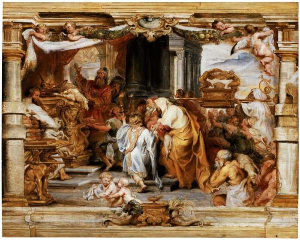 The Sacrifice of the Old Covenant by Peter Paul Rubens Reproduction Oil Painting on Canvas