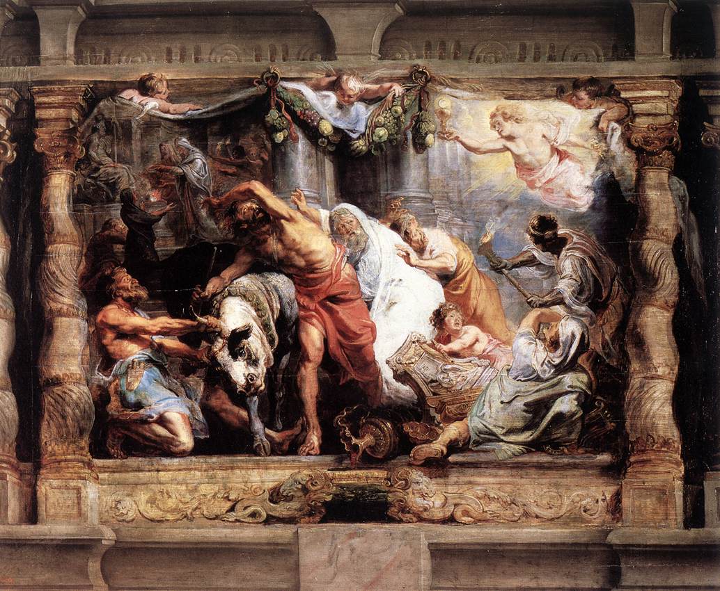 The Victory of Eucharistic Truth over Heresy by Peter Paul Rubens Reproduction Oil Painting on Canvas