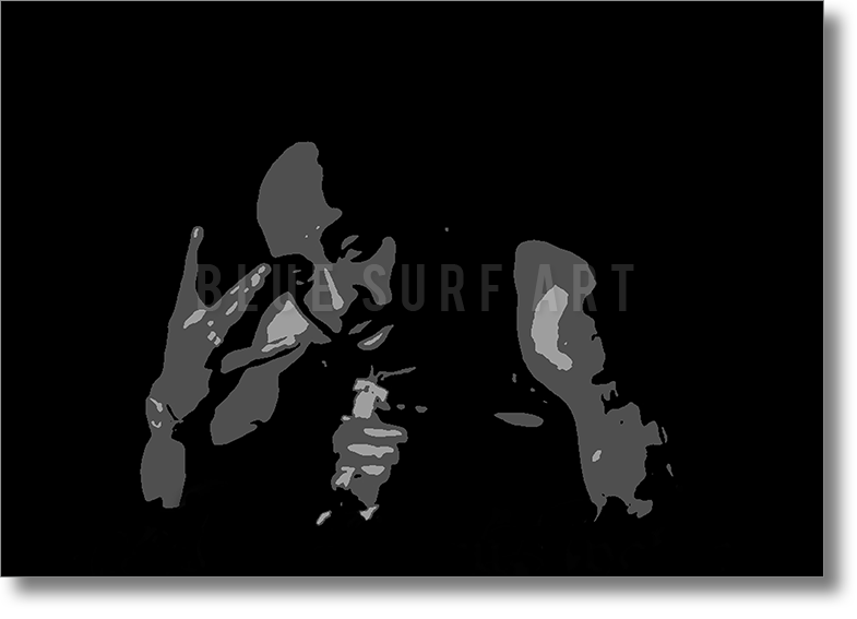 Tupac Shakur Rapper Music Art Pop Wall Art Hand Painted Oil Painting Home Art Decor-1