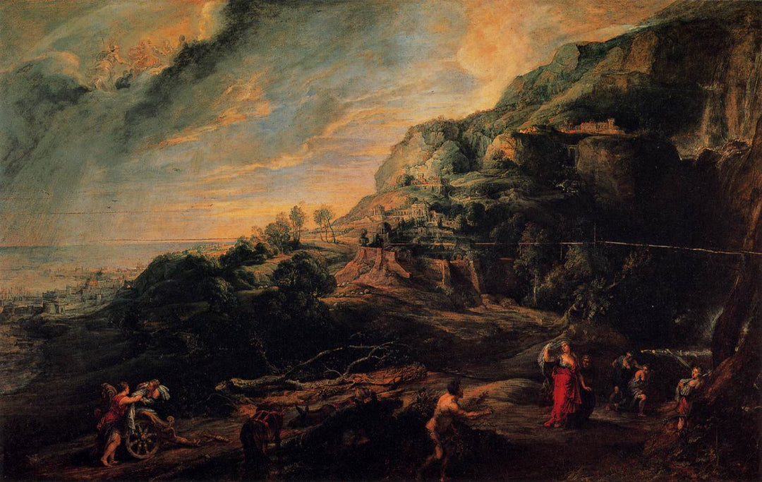 Ulysses and Nausicaa on the Island of the Phaeacians by Peter Paul Rubens Reproduction Oil Painting on Canvas