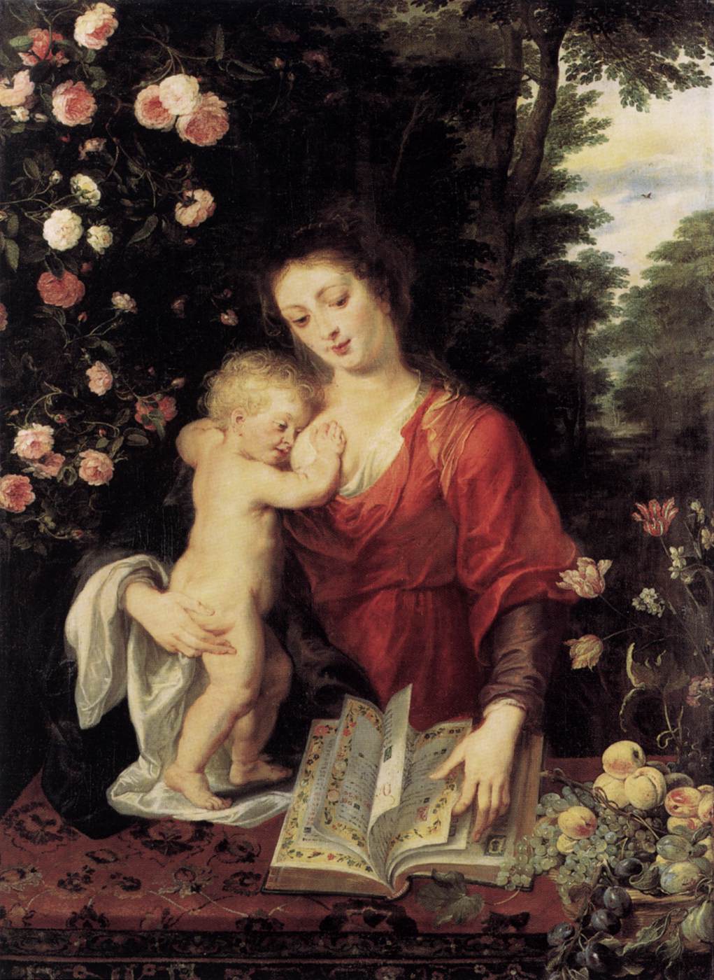 Virgin and Child by Peter Paul Rubens Reproduction Oil Painting on Canvas