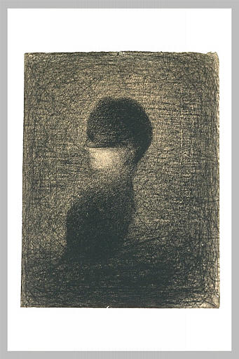 Voilette by Georges Seurat Reproduction Painting by Blue Surf Art